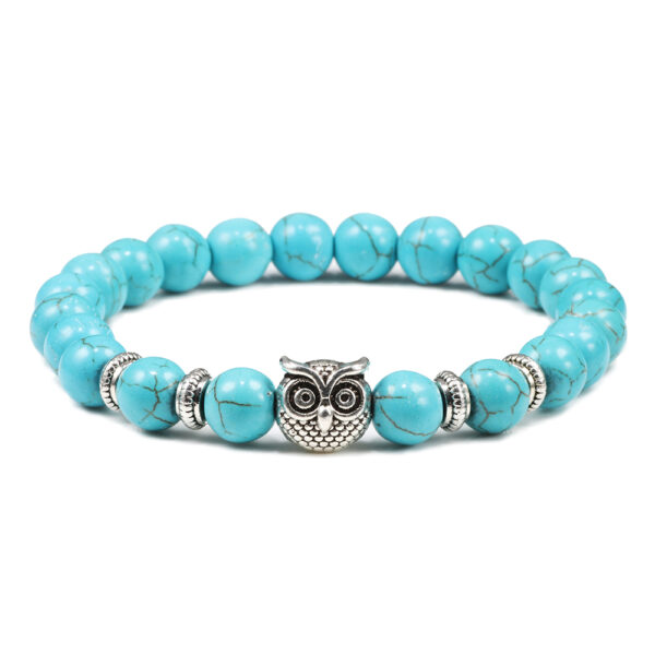 Black Lava Owl Bangles Bracelets - Image 18