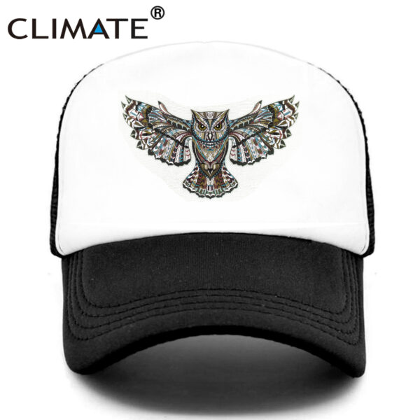 Owl Hunt Animal Hip Hop Cool Forest Night Owl Cap - Image 5