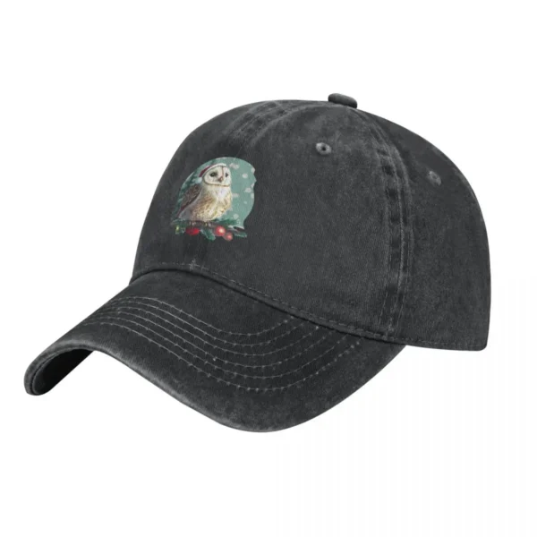 Owl Cowboy Hat Fluffy Hat dad hat Women's and Men's - Image 5