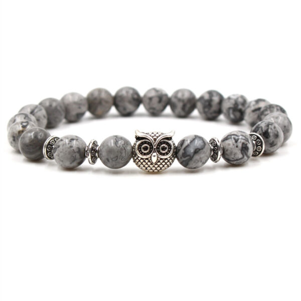 Trendy Zinc Alloy Owl Leopard Head Bangle Bracelets - Image 3