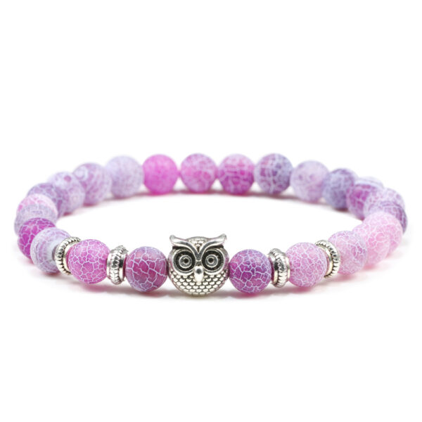 Black Lava Owl Bangles Bracelets - Image 11