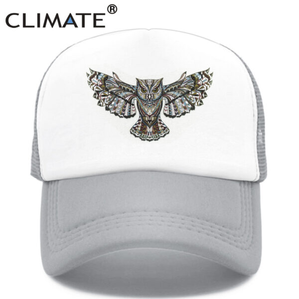 Owl Hunt Animal Hip Hop Cool Forest Night Owl Cap - Image 2