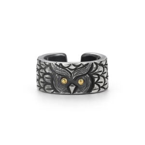 Classical Attends Silver Owl Rings
