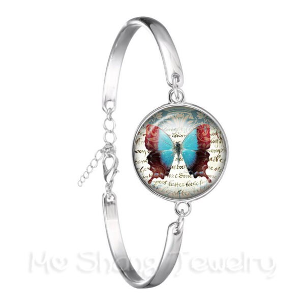 Owl Pattern Silver Plated Crystal Bracelet - Image 10